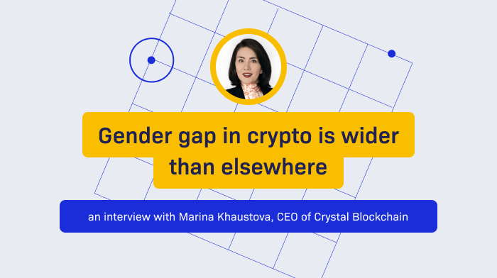 “Gender gap in crypto is wider than elsewhere”- CEO, Marina Khaustova