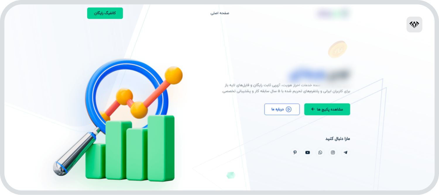  website landing page