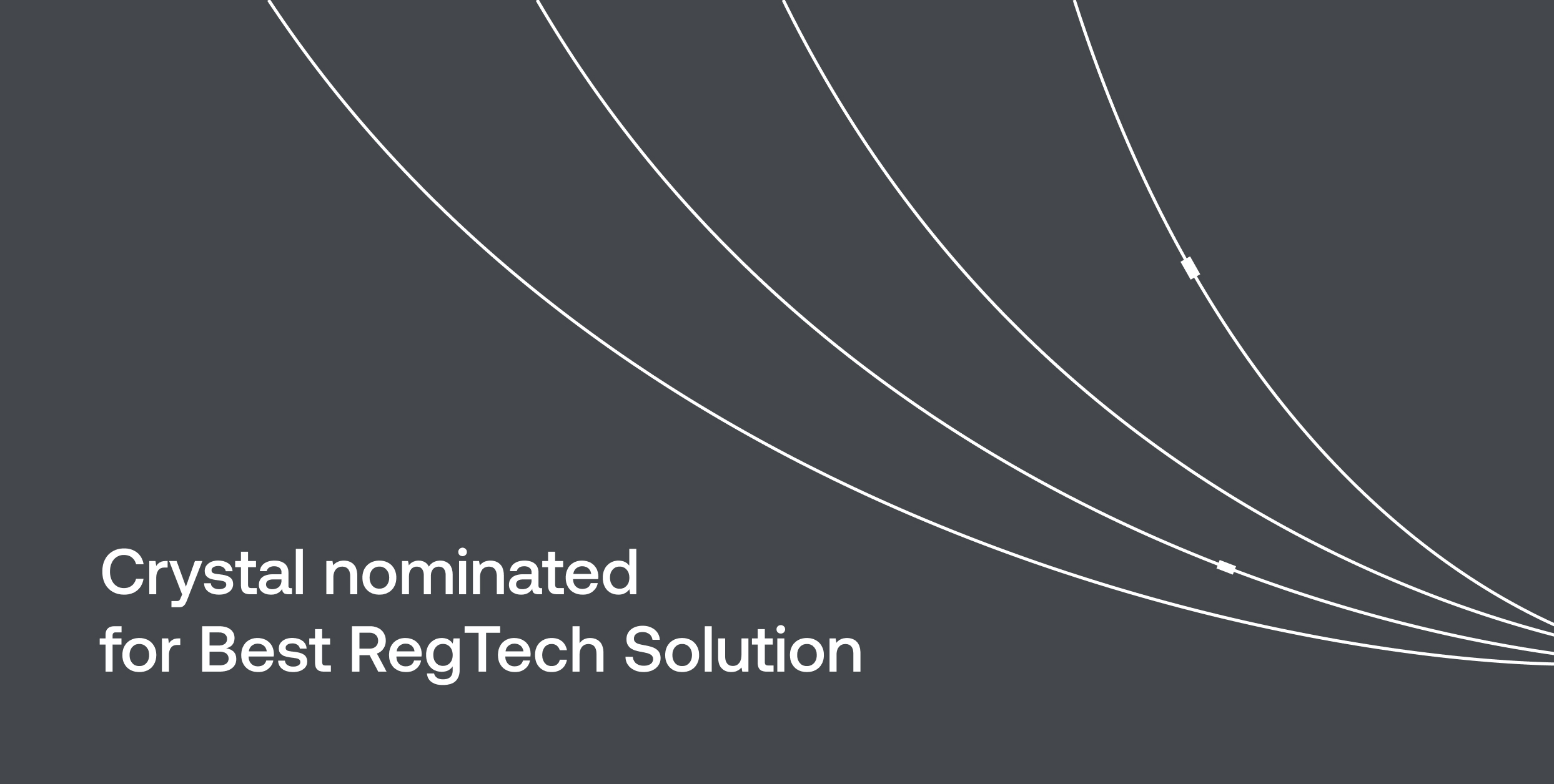 Crystal nominated for Best RegTech Solution by Finovate Awards 2023